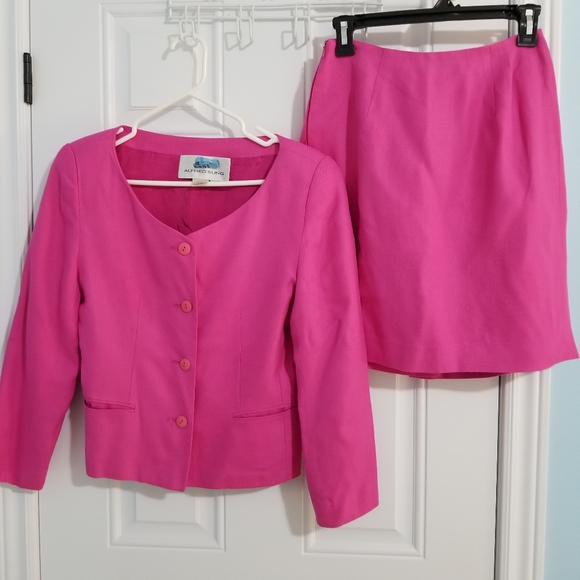 Vintage Authentic Alfred Sung Designer Suit - Picture 2 of 8